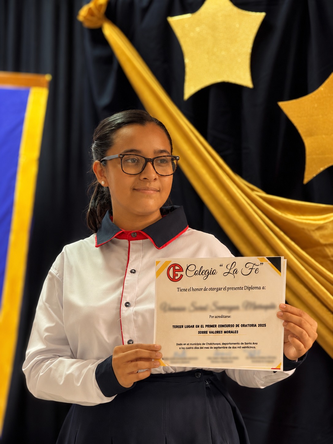Estudiantes de Noveno Grado en actividades