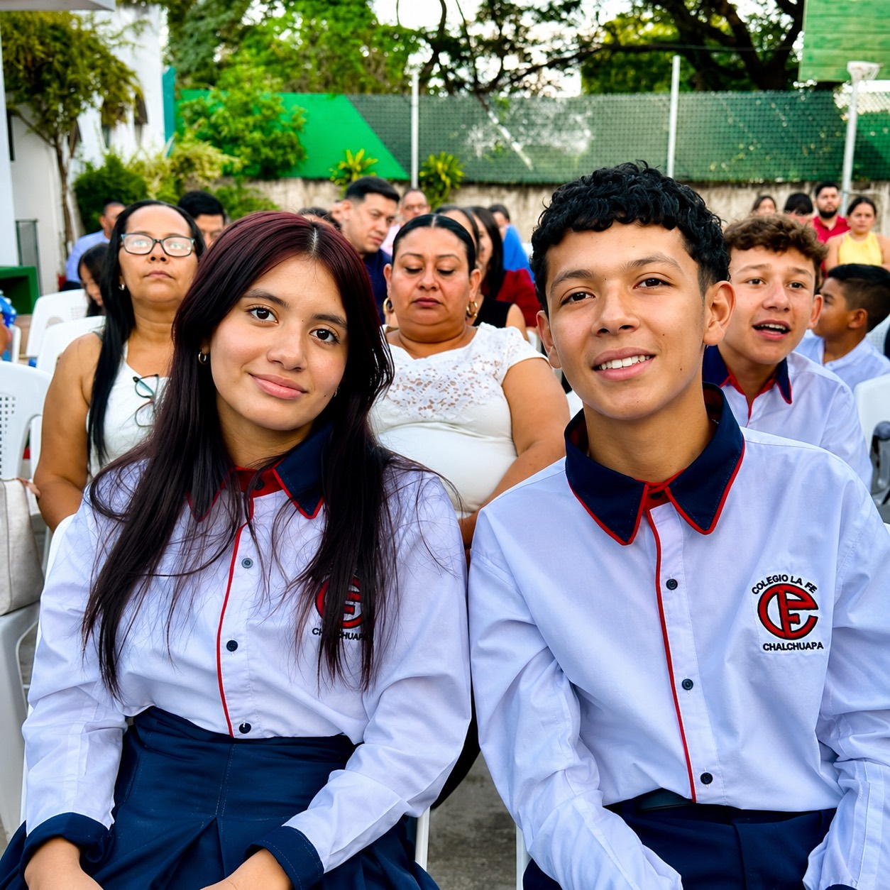 Estudiantes de Octavo Grado en clase