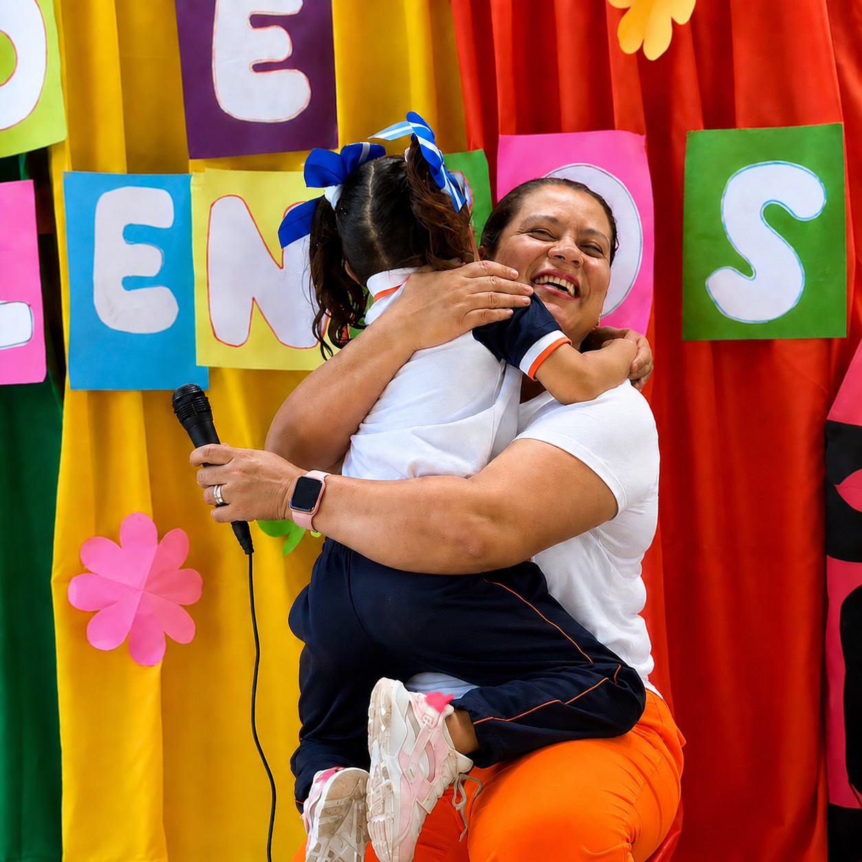 Niños de Parvularia 5 en el aula