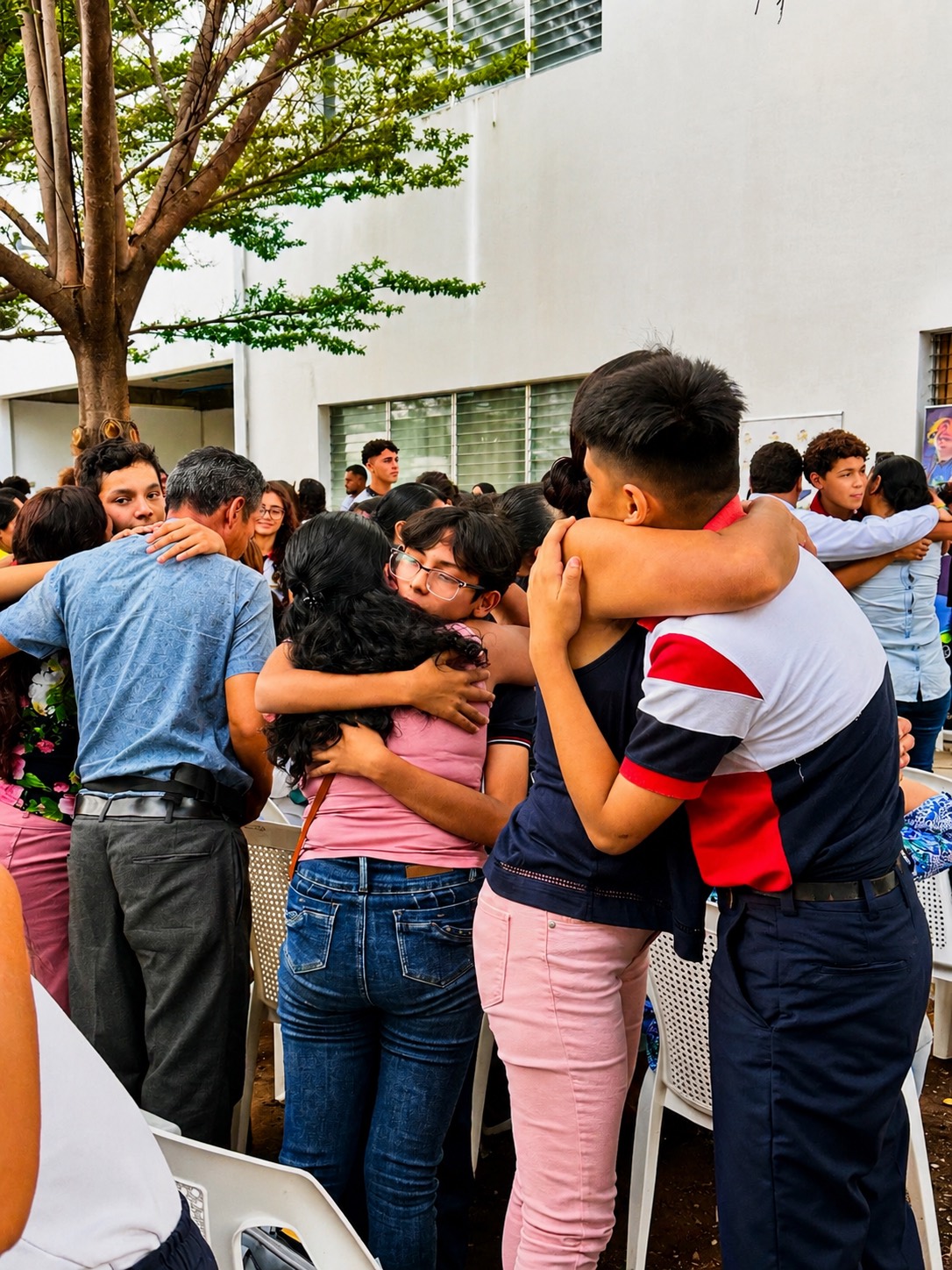 Estudiantes de Quinto Grado del Colegio La Fe