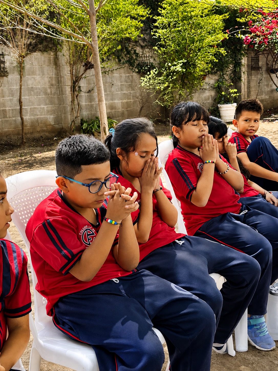 Estudiantes de Tercer Grado del Colegio La Fe